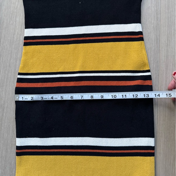 INTERMIX Wyatt Multicolor Striped Midi Dress - Picture 6 of 8